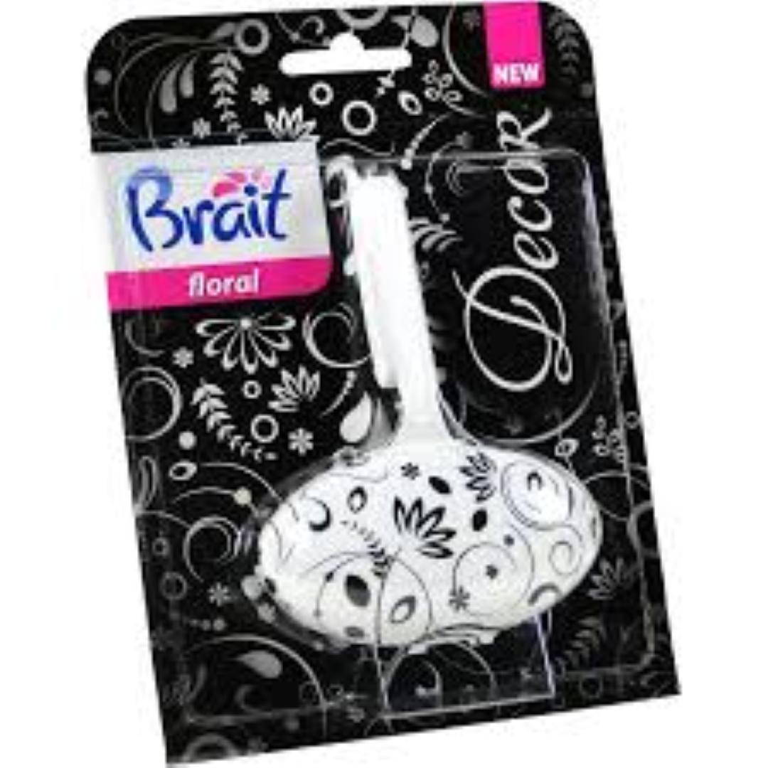 BRAIT TOILET BLOCK DECOR FLORAL 40G
